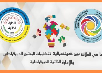 العلاقة بين الكونفدرالية والإدارة الذاتية