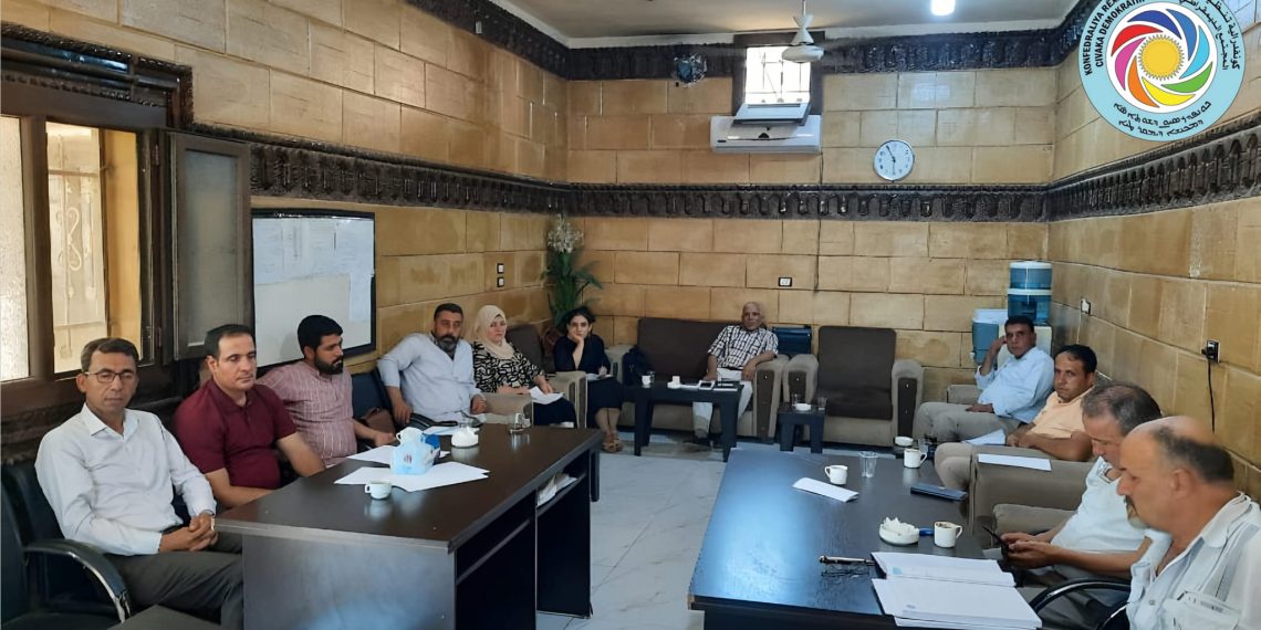 مجلس إتحاد المحامين يعقد إجتماعه الدوري في مقاطعة كوباني