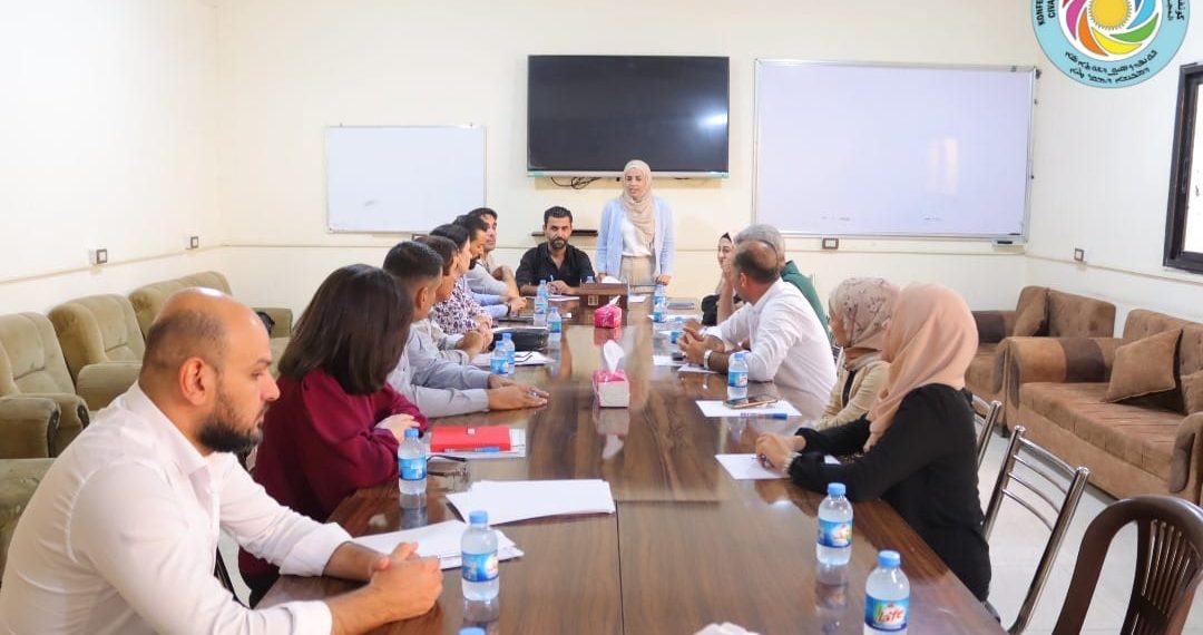 الرئاسة المشتركة لإتحاد المهندسين في شمال وشرق سوريا تعقد إجتماعاً للرئاسات المشتركة لإتحادات المهندسين (الغرف الهندسية )بحضور الرئاسة المشتركة لكونفدرالية تنظيمات المجتمع الديمقراطي في إقليم شمال وشرق سوريا