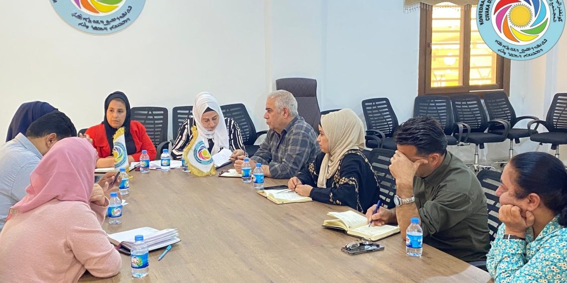 اجتماع دوري مثمر لكونفدرالية تنظيمات المجتمع الديمقراطي لمتابعة التطوير المجتمعي والتنظيمي في المقاطعات