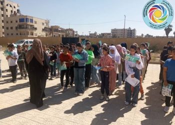 اتحاد معلمي الرقة ينظم الجولة الثالثة من حملة النظافة ضمن مبادرة مكتب البيئة في الكونفدرالية.
